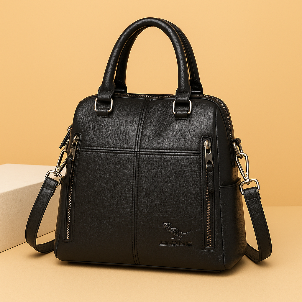 Travena Leather Explorer Backpack