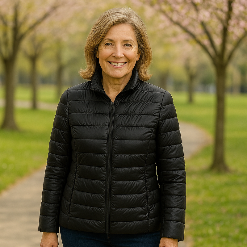 Ulla Transitional Padded Jacket | Black