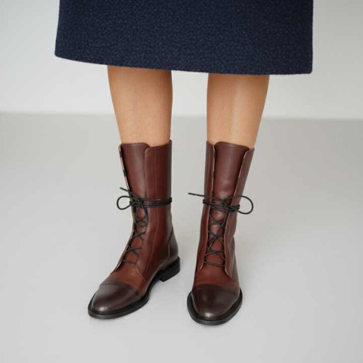Elowyn | Classic Lace-Up Boots