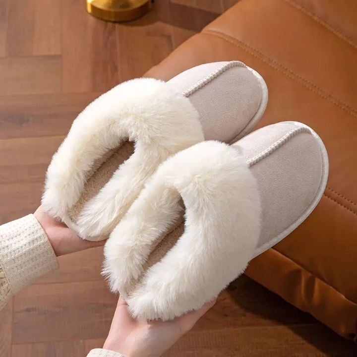 Ethel | Non-Slip Fur Slippers