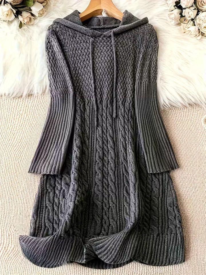Arden | Casual Knit Hoodie Dress