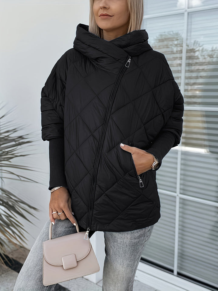 Fenella | Quilted Hooded Jacket with Zip