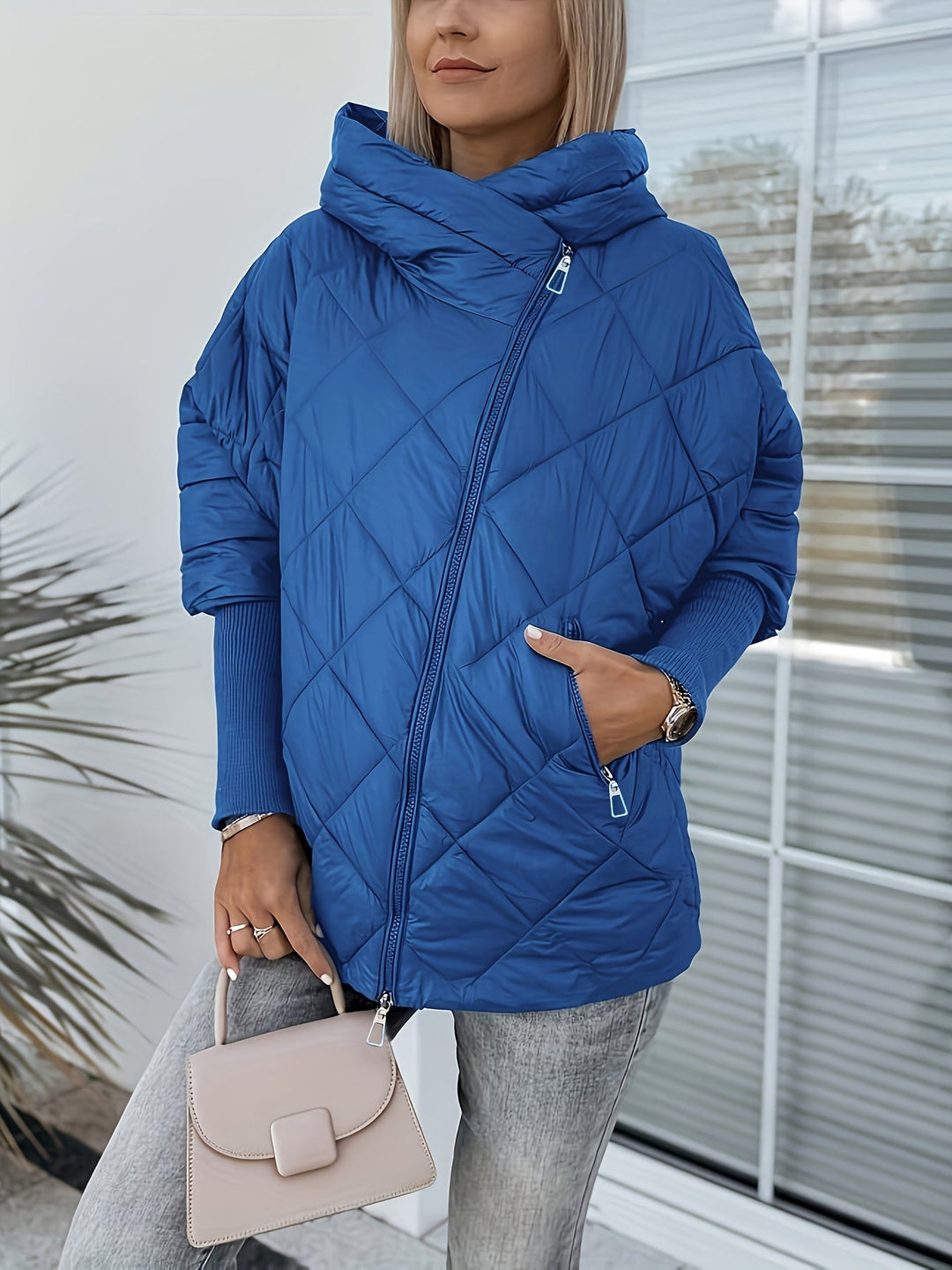 Fenella | Quilted Hooded Jacket with Zip