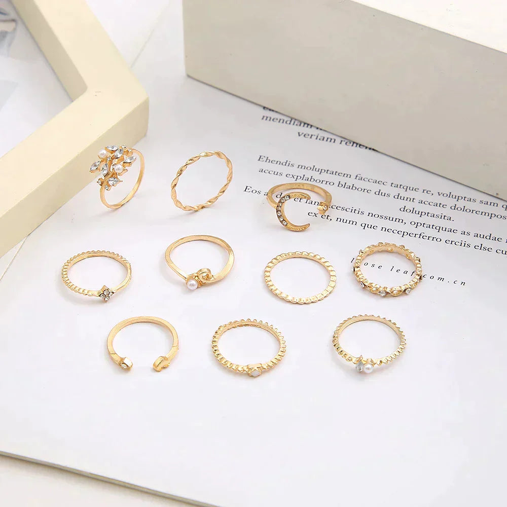 Bohemian Ring Pack (10 pcs)