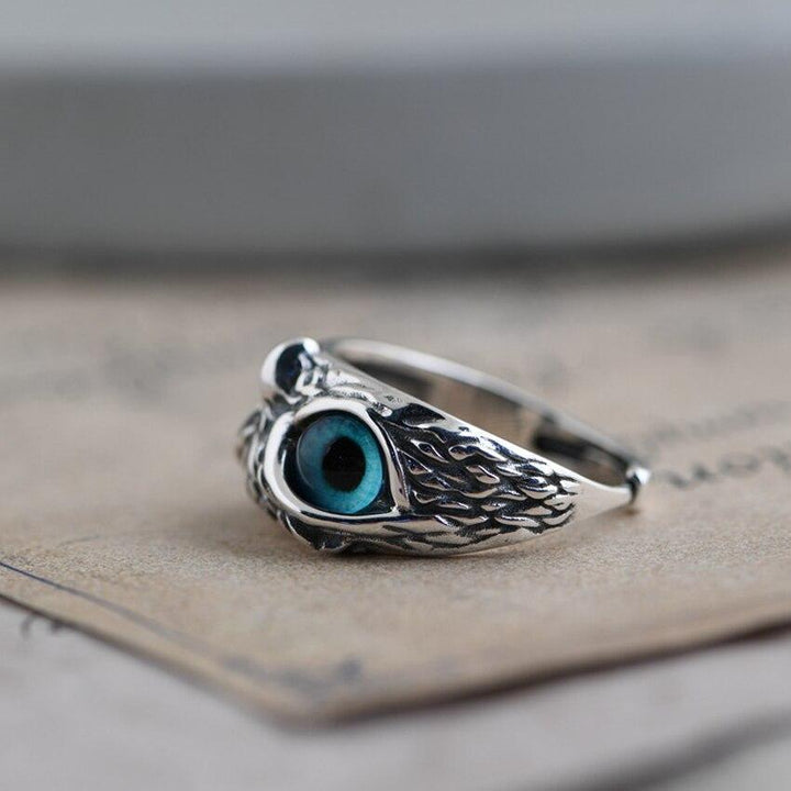 Silver Opal Adjustable Ring