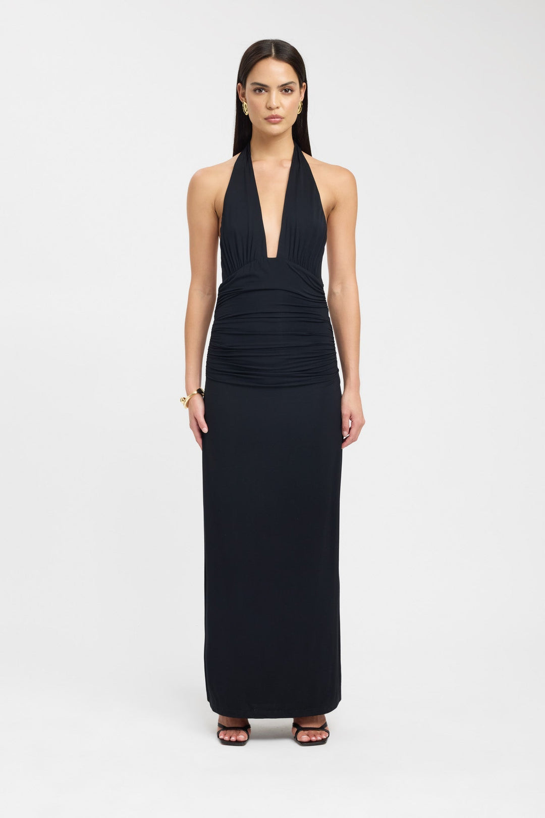 Alora™ | Sophisticated Halter Maxi Dress