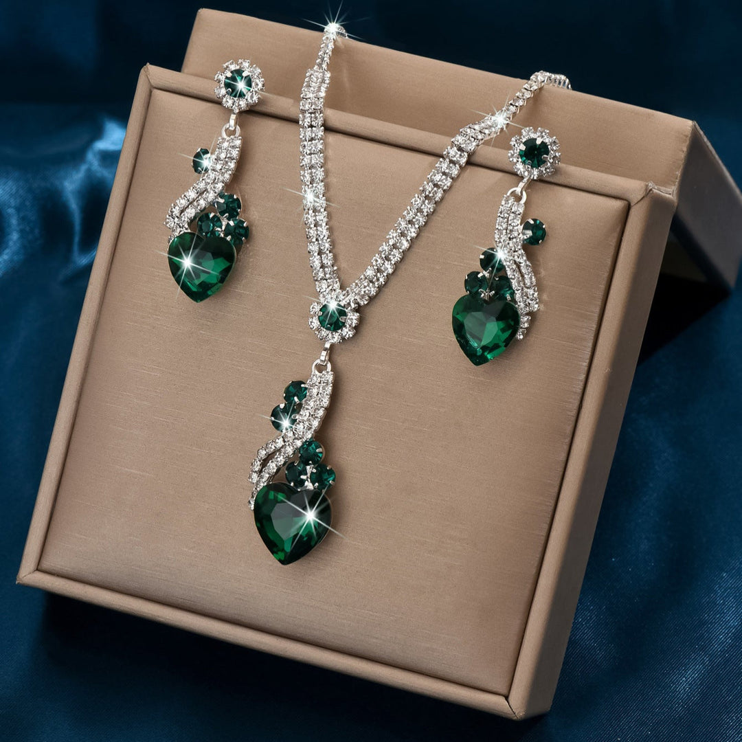 Premium Zirconia Jewellery Set