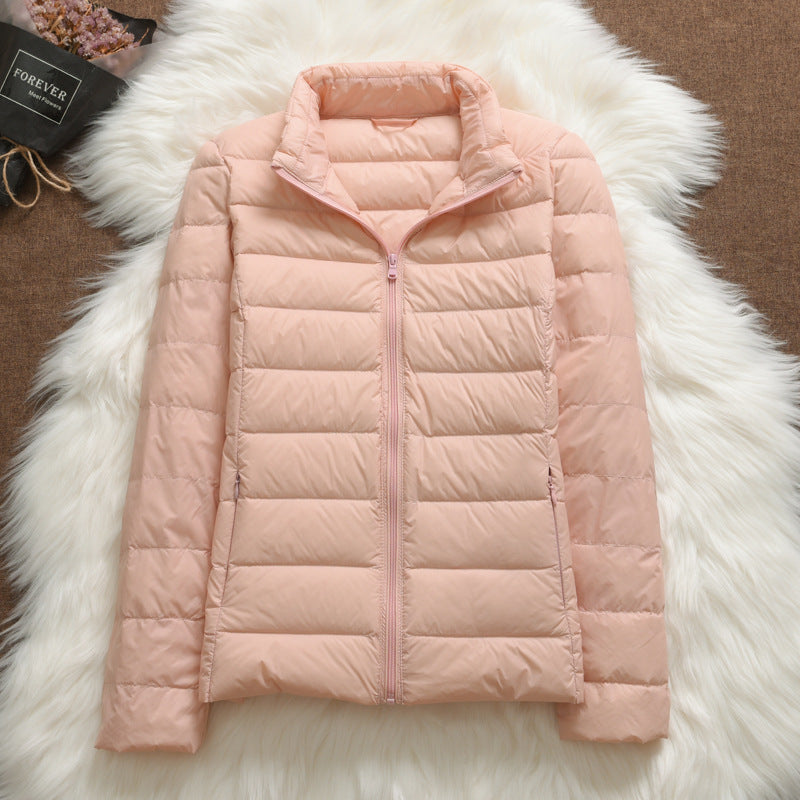 Ulla Transitional Padded Jacket | Light Pink