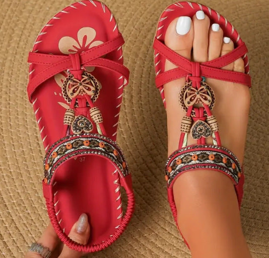 Saphine | Embellished Boho Sandals