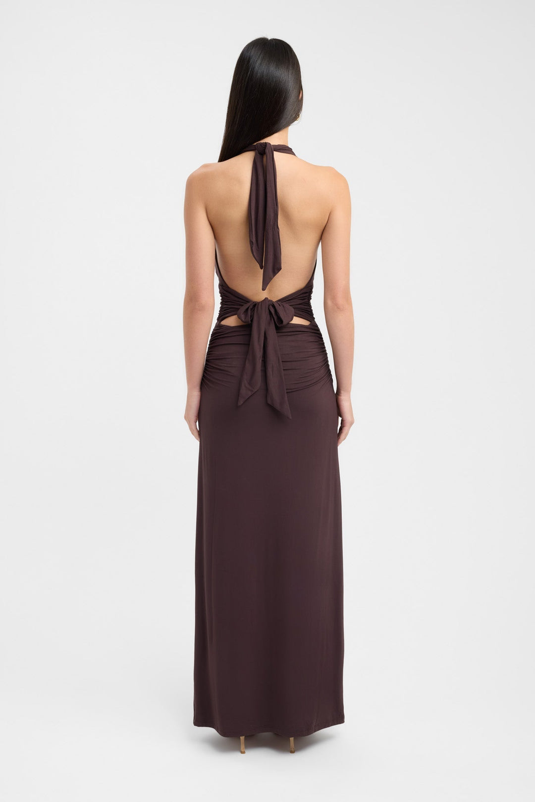Alora™ | Sophisticated Halter Maxi Dress