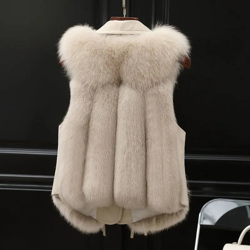 Calenne | Regal Fur Vest