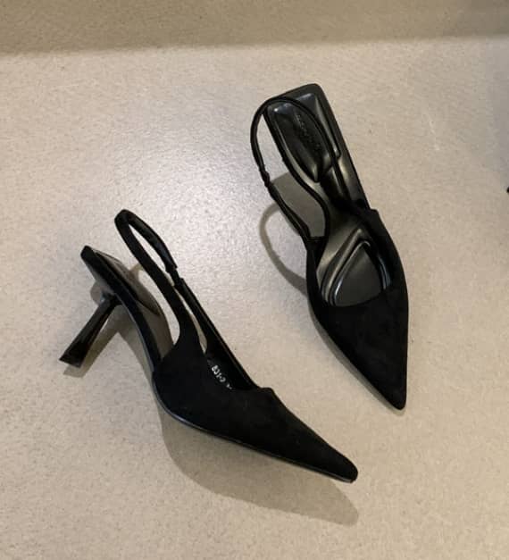 Serenya | Nude Slingback Heels