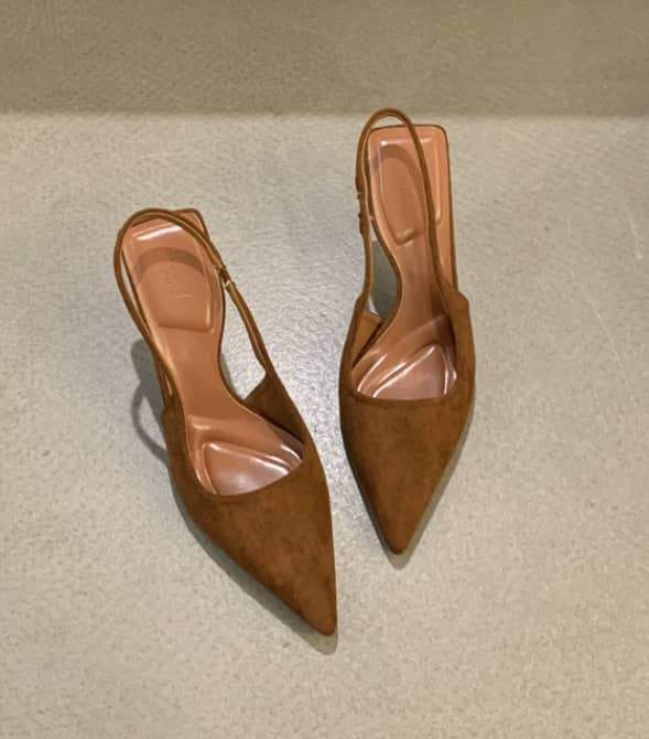 Serenya | Nude Slingback Heels
