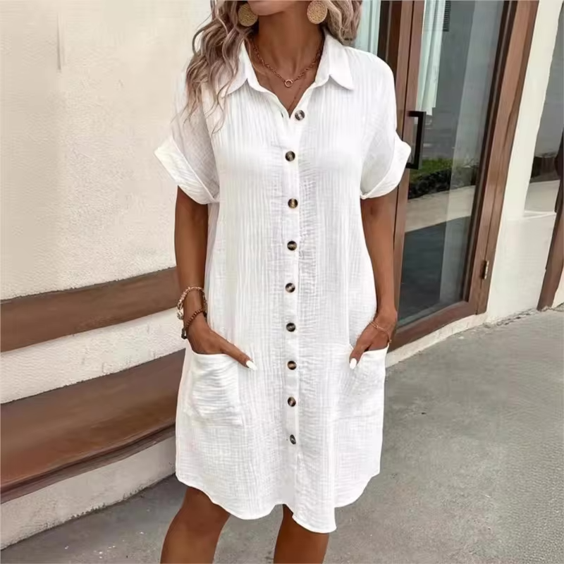 Catrin | Short Sleeve Dress