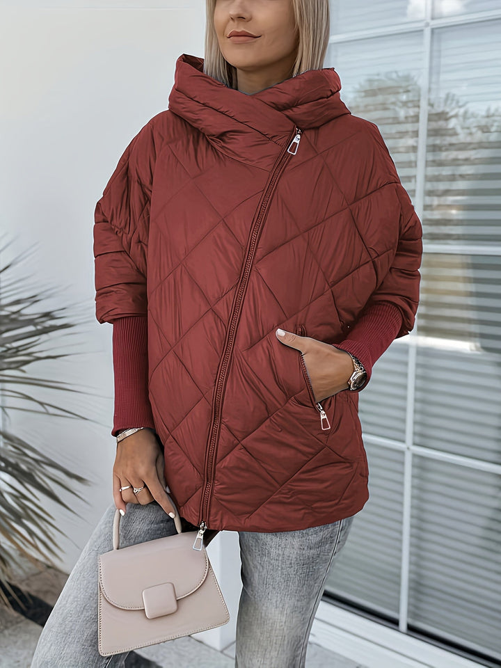 Fenella | Quilted Hooded Jacket with Zip