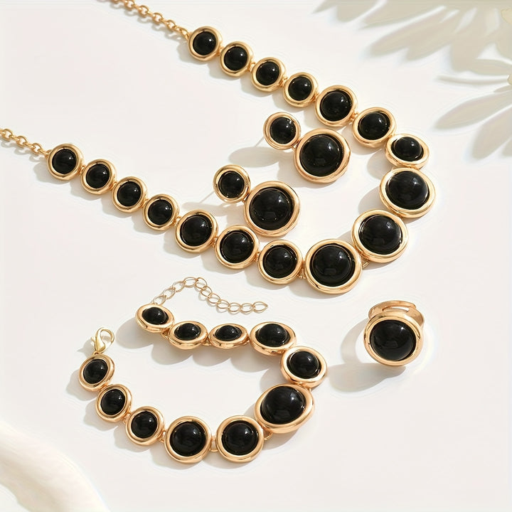 Retro 4-Piece Jewelry Set