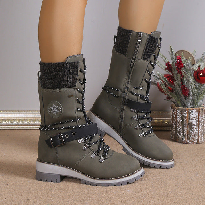 Drusilla | Waterproof Knee-High Snow Boots