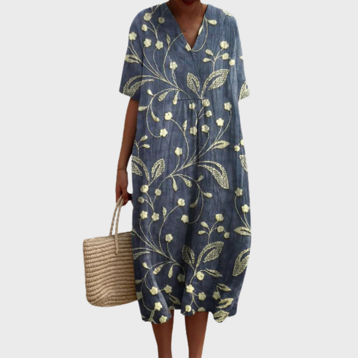 Florina | Floral Cotton Dress