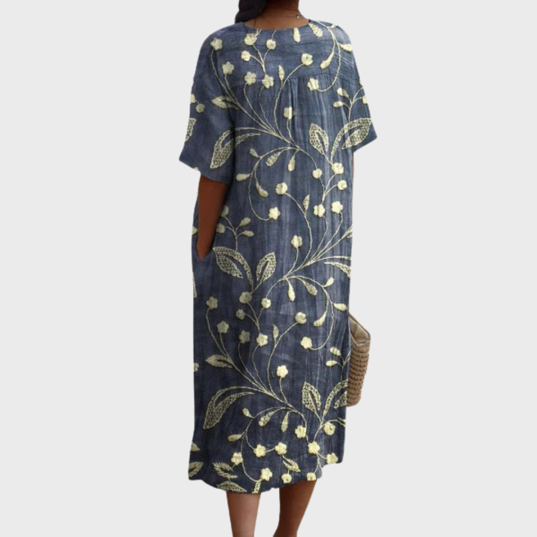 Florina | Floral Cotton Dress