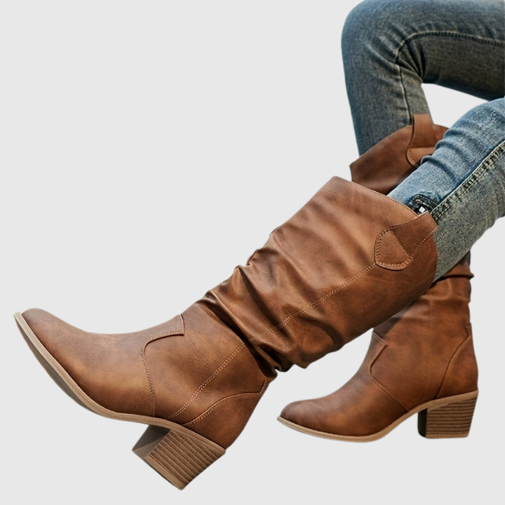 HATTIE | BROWN WESTERN BOOTS