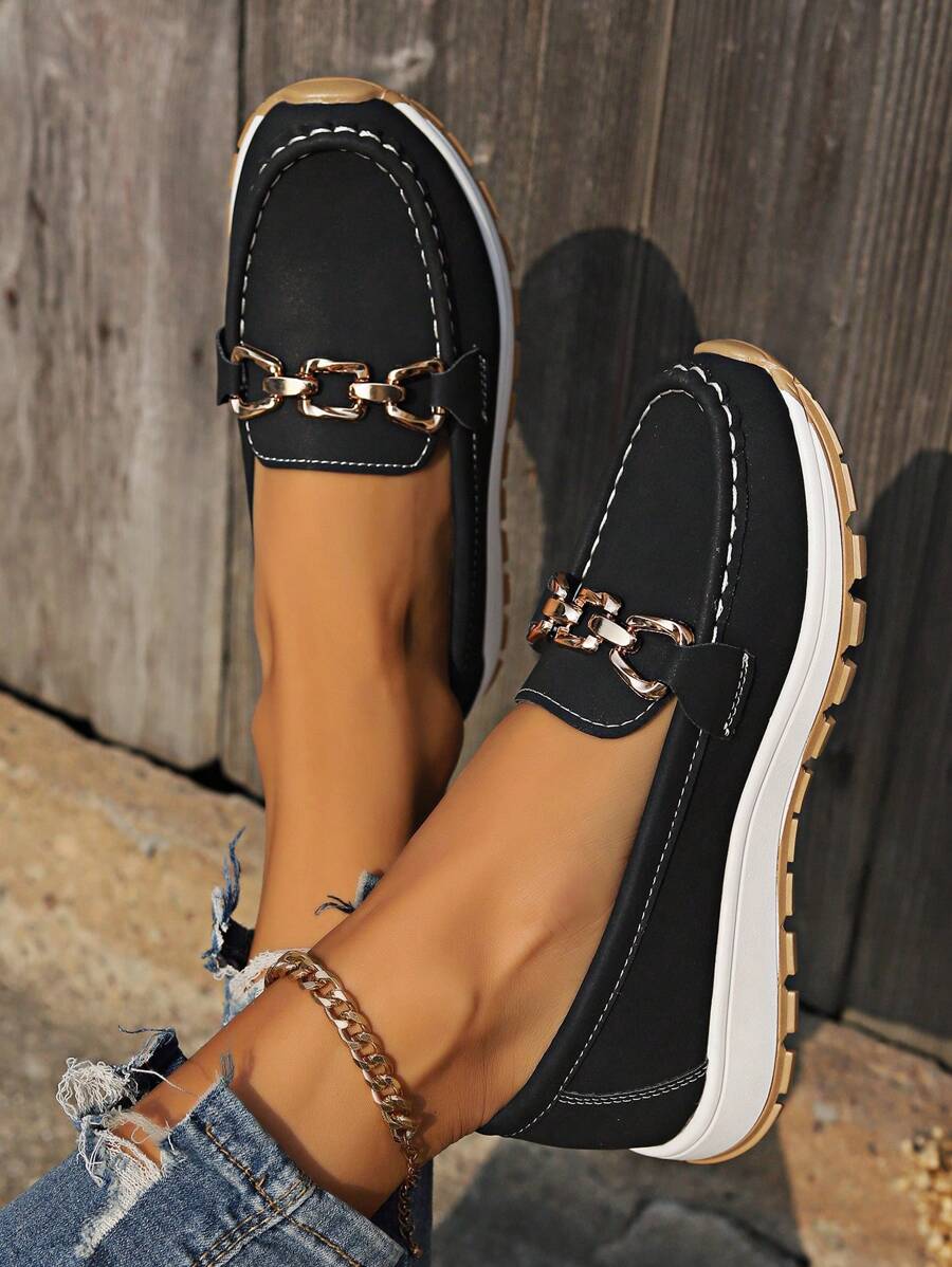 Adira | Buckle Detail Loafers