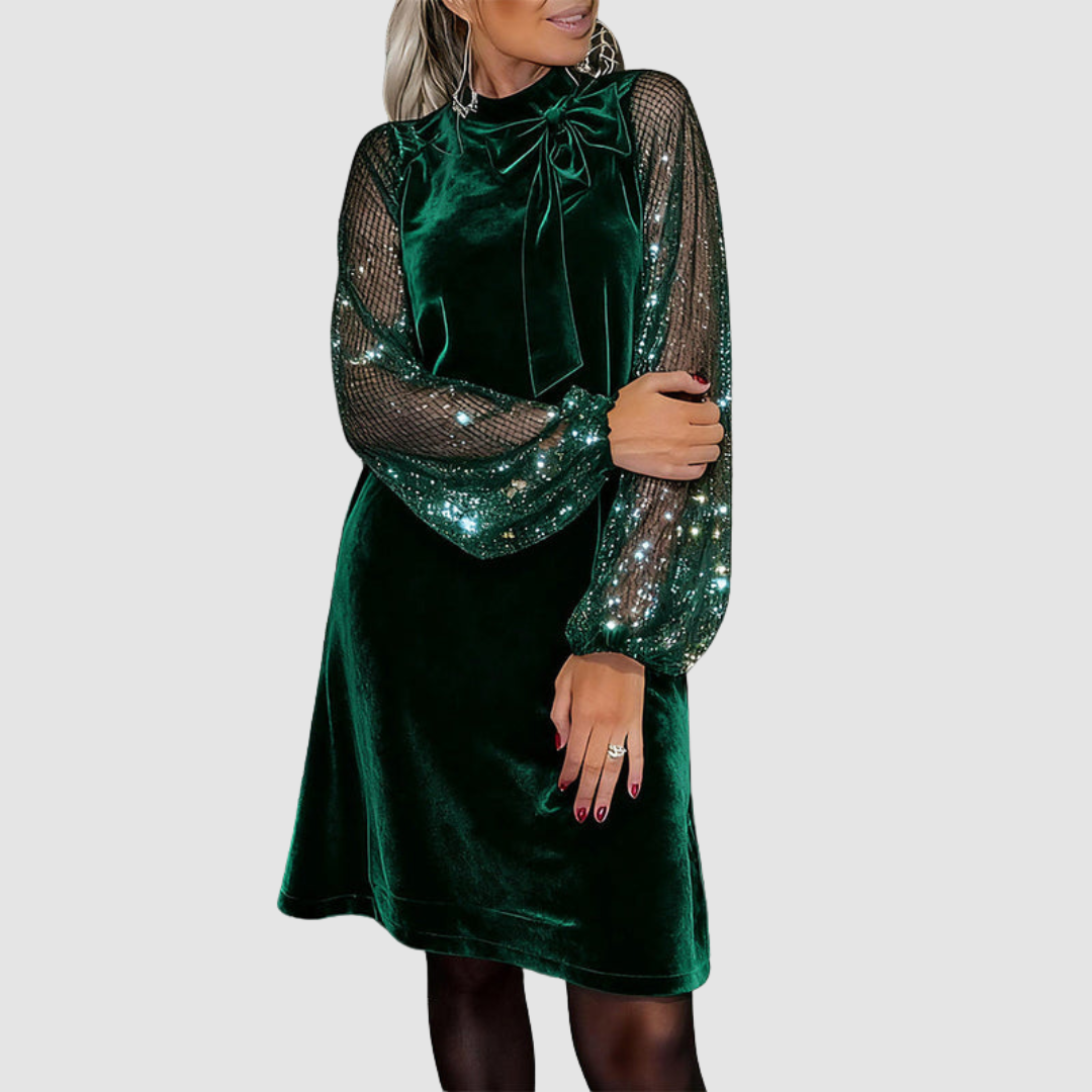 MARTINA | ELEGANT SUEDE DRESS