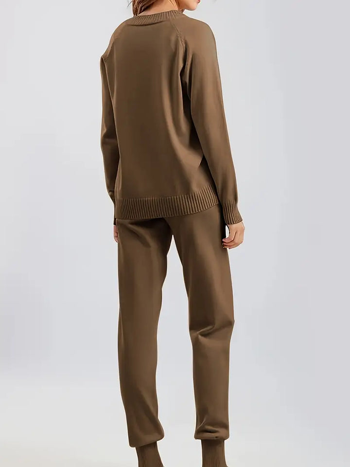 Evaris | Long Sleeve Two-Piece Set