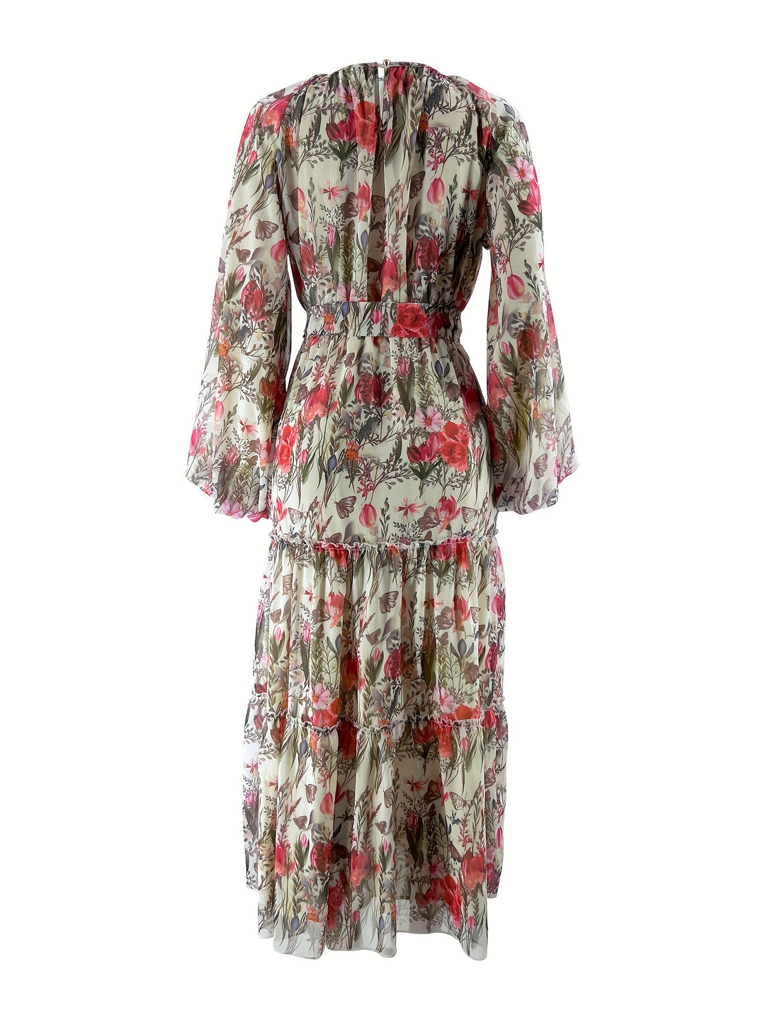 Darisella™ | Elegant Floral Kaftan Maxi Dress