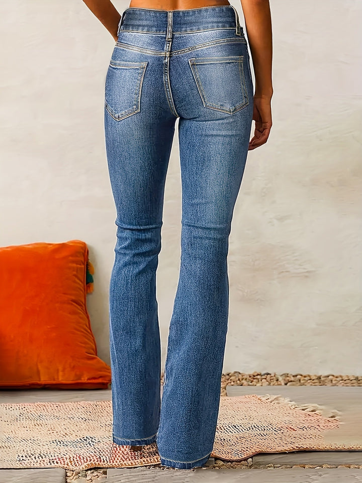 Ivyra | High-Waisted Flared Jeans