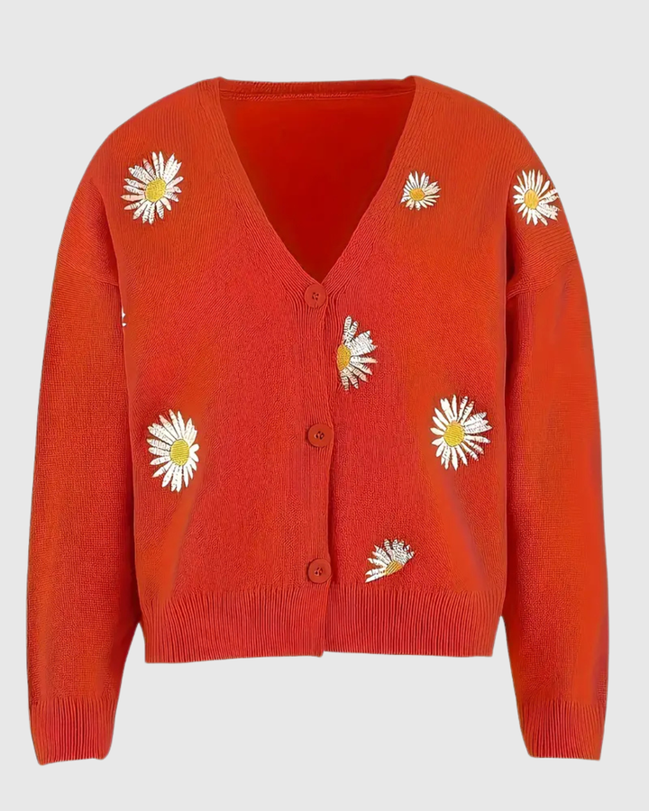 IRENE | ELEGANT KNIT CARDIGAN WITH BUTTONS