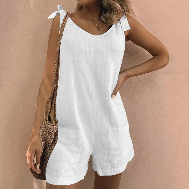 Novara | Tie Shoulder Pocket Playsuit