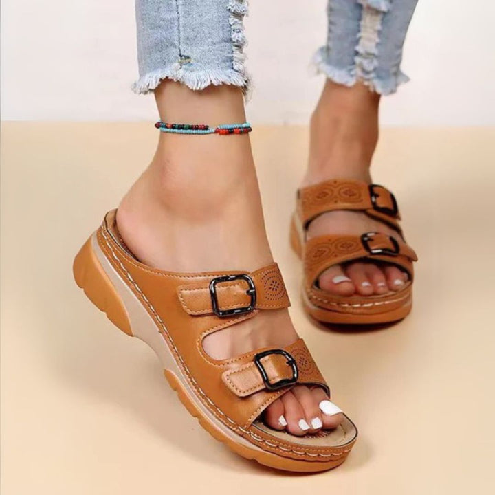 Brisa | Buckled Platform Sandals
