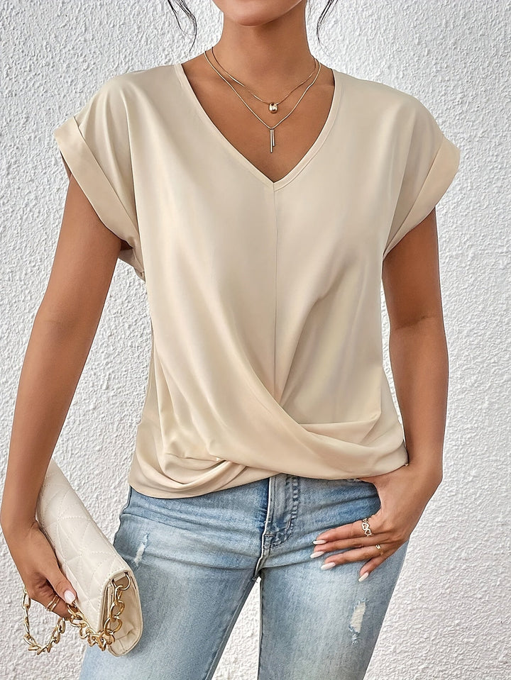 Amara | Twist V-Neck Top