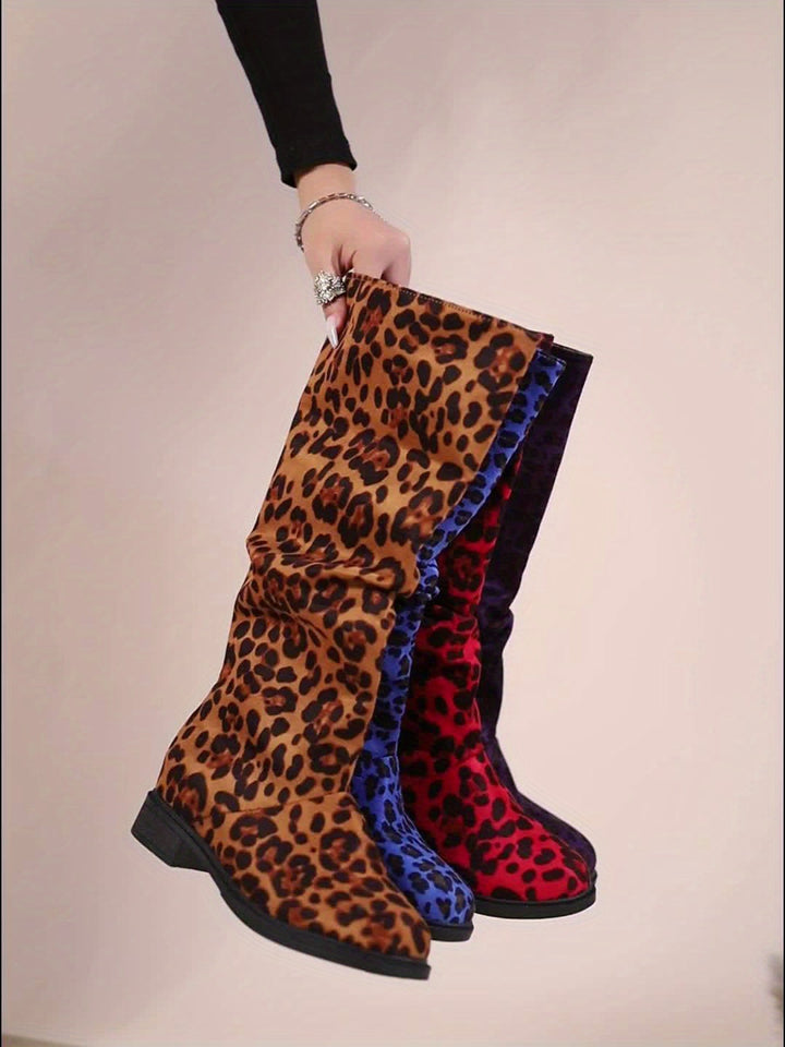 Selah | Leopard Mid-Calf Boots