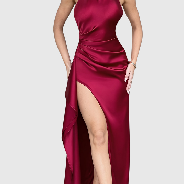 TAHLIA | ELEGANT SATIN EVENING DRESS