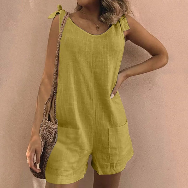 Novara | Tie Shoulder Pocket Playsuit