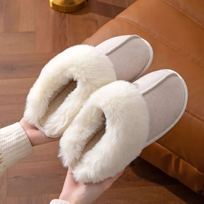 Ethel | Non-Slip Fur Slippers