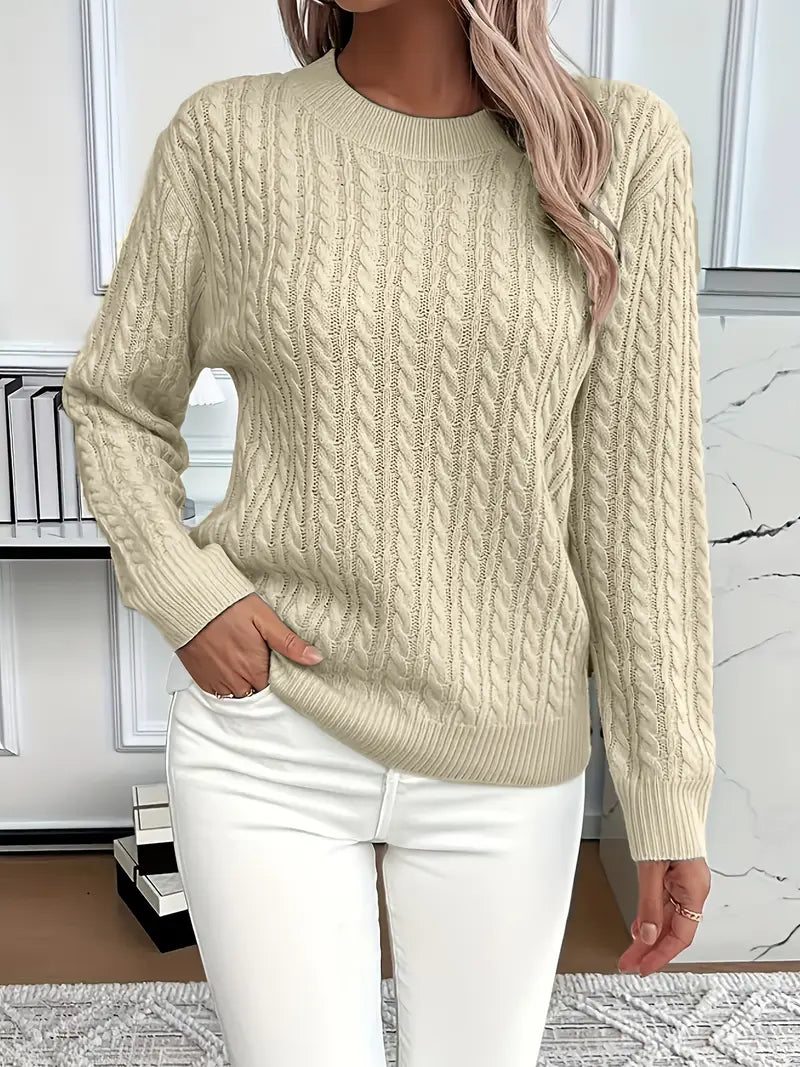BERNILA | WINTER CABLE KNIT JUMPER