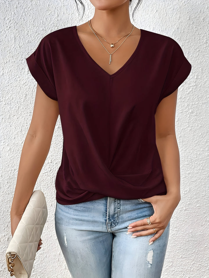 Amara | Twist V-Neck Top