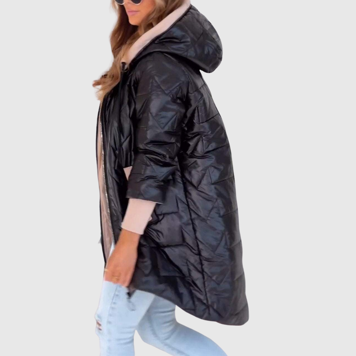 Eleanor | Quilted Hooded Coat