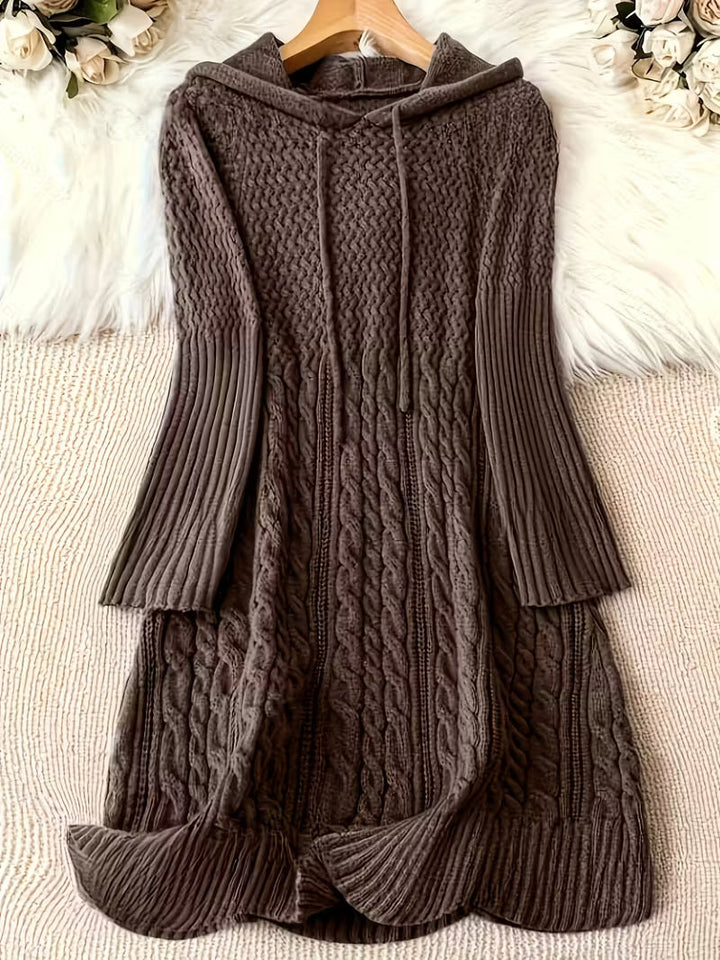 Arden | Casual Knit Hoodie Dress