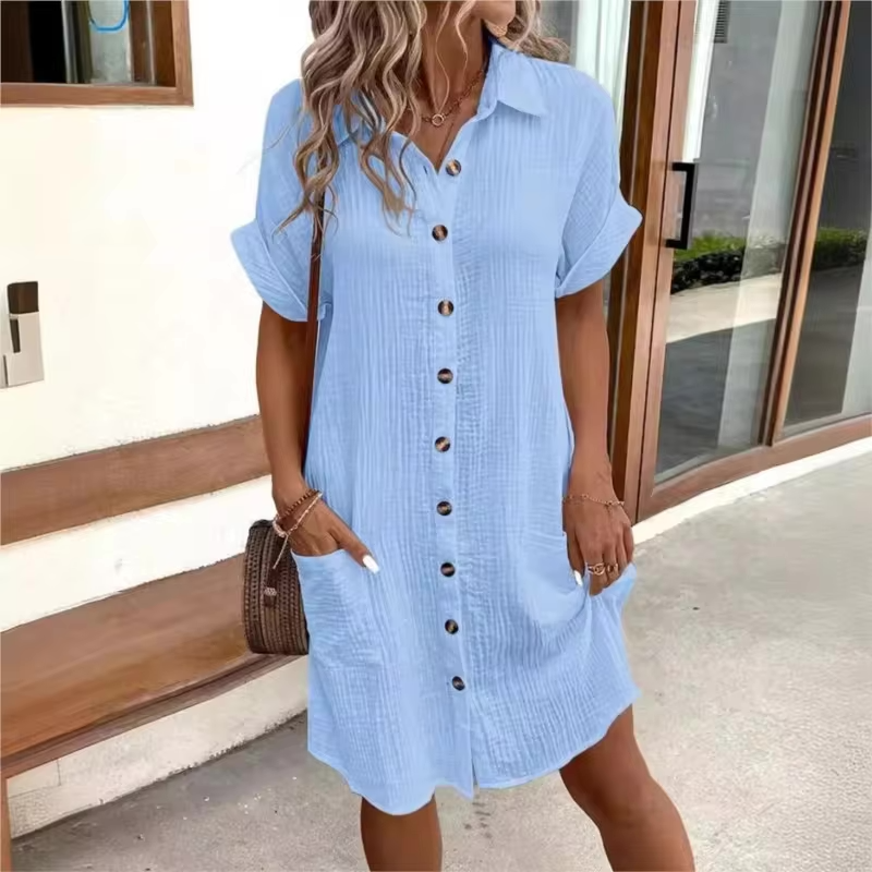 Catrin | Short Sleeve Dress