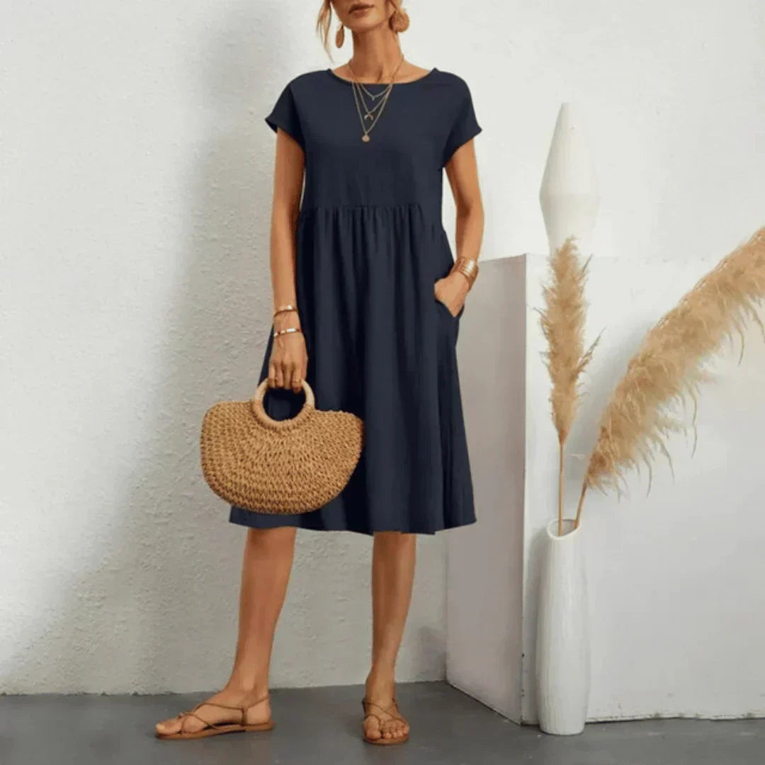 Delphine | Relaxed Midi Dress
