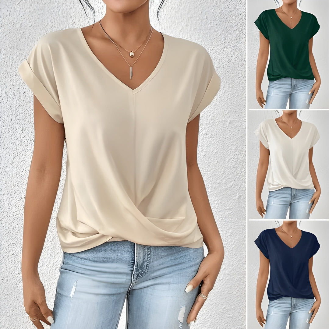 Amara | Twist V-Neck Top