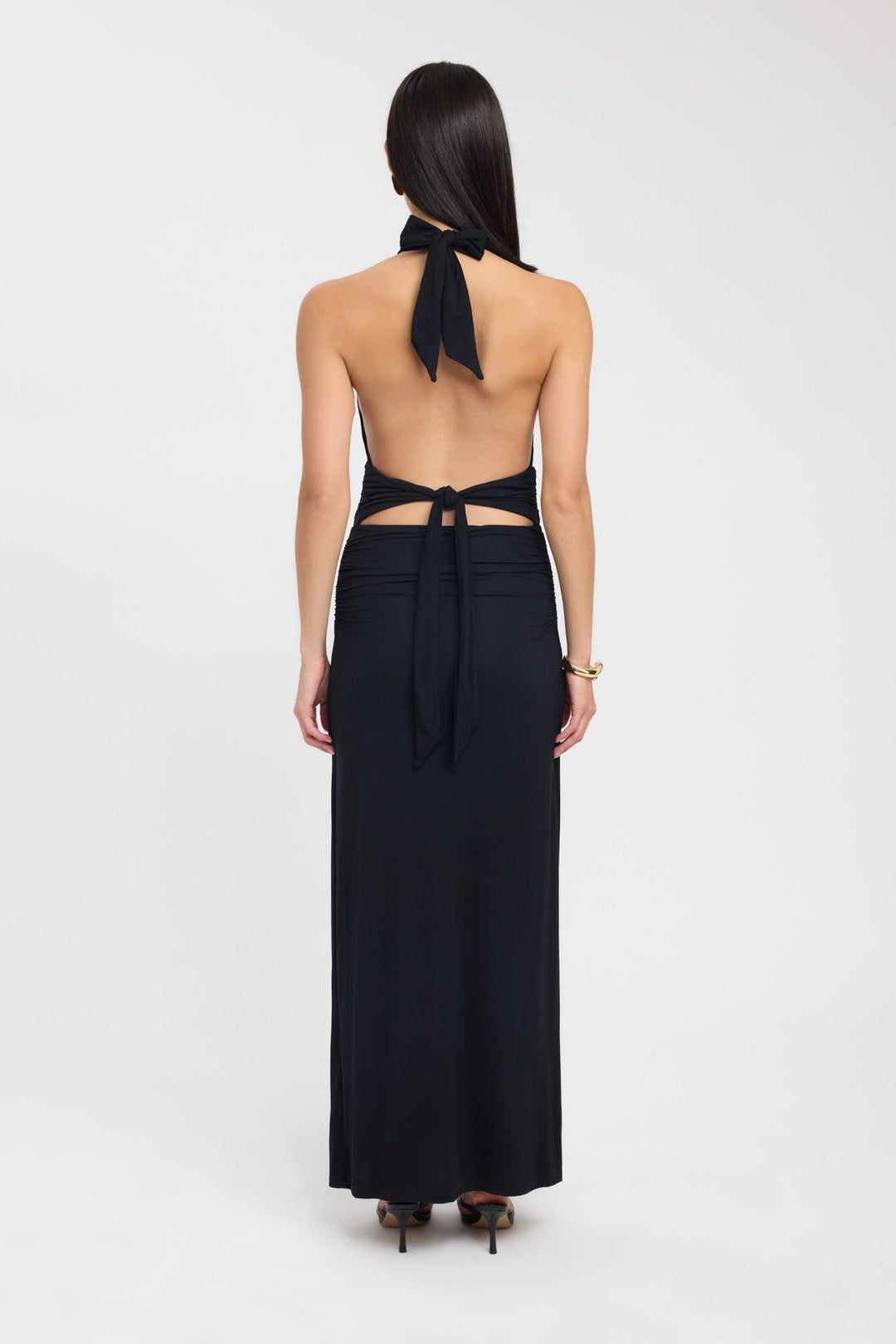 Alora™ | Sophisticated Halter Maxi Dress