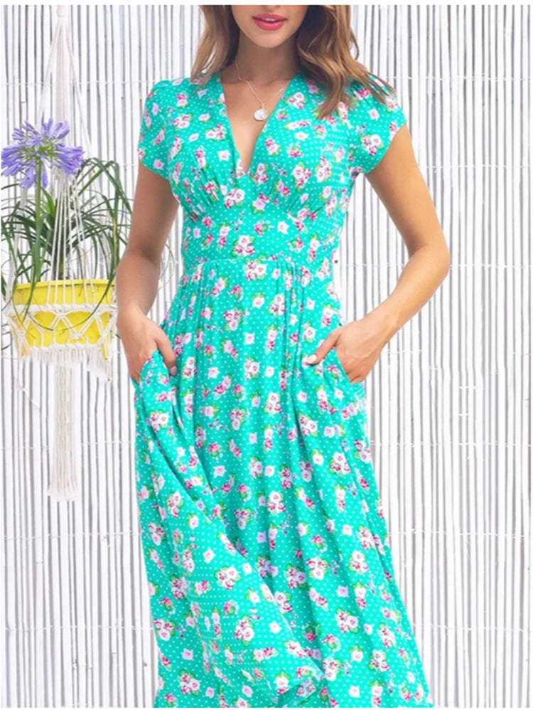 Liora | Button Midi Dress