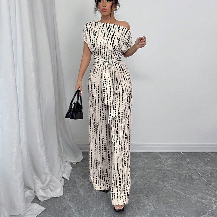 Amarise | Wide-Leg Strap Jumpsuit