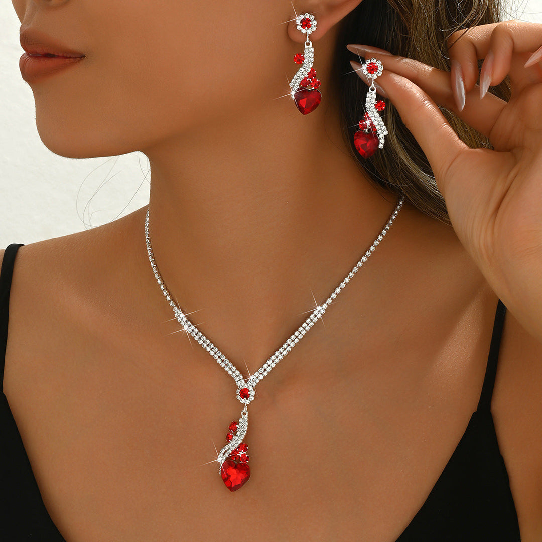 Premium Zirconia Jewellery Set