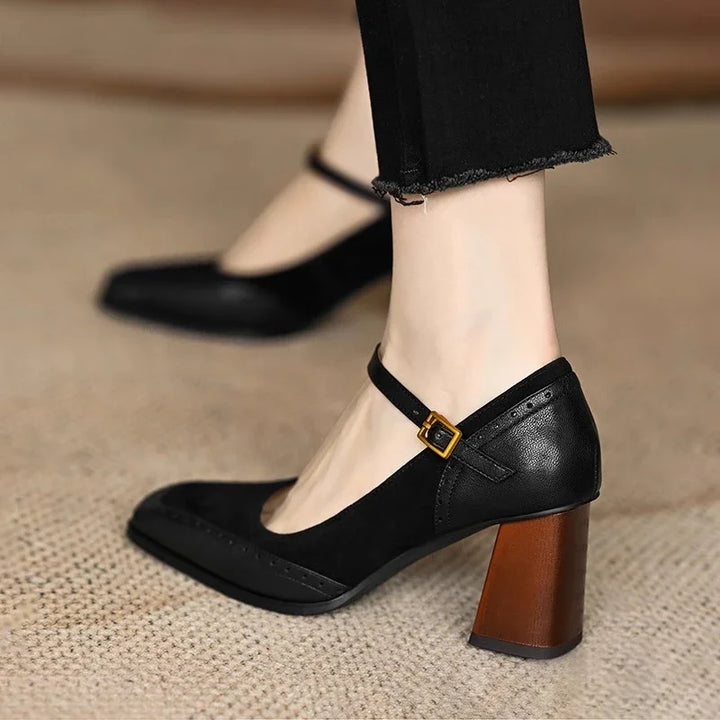 Ellie | Classic Leather Pumps