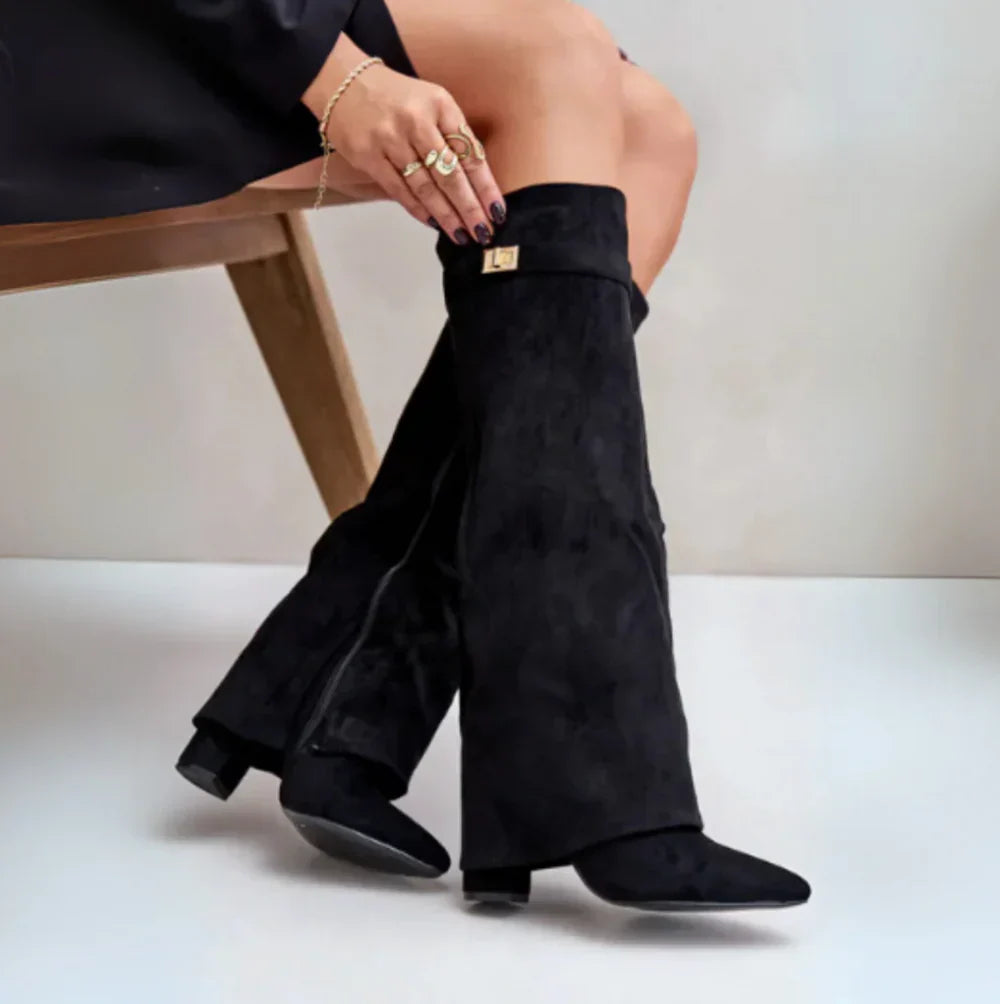 SUEDORA™ | HIGH SUEDE BOOTS